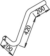 DINEX 51183 Exhaust Pipe